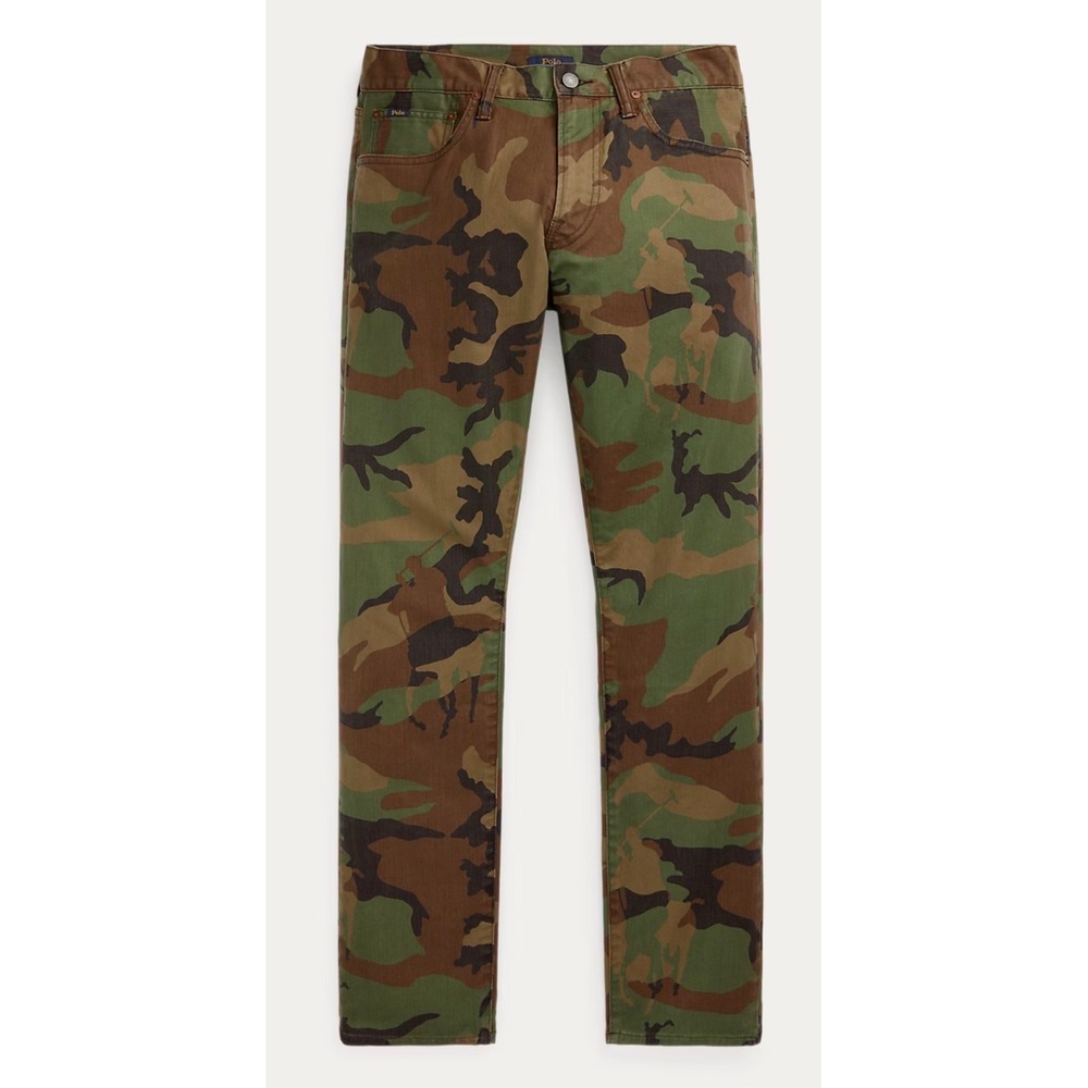 Polo Ralph Lauren Boys Sullivan Slim Camo Soft Touch Stretch Pants Size 14